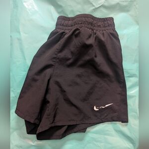 Nike Dri-Fit Black Shorts, Lined, Girls Large
